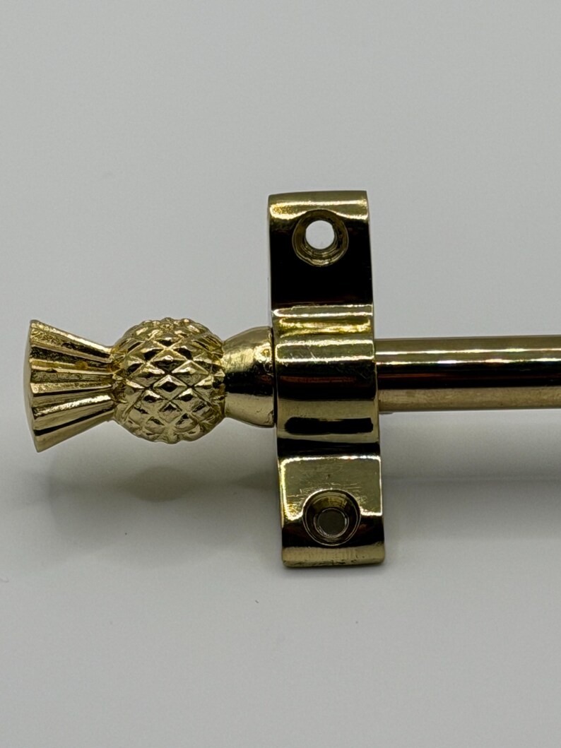 Set of 13 | Tower Finial - Polished Brass | Stair Carpet Rods | Suitable for Upto 70cm – Stair Runner - Image 2