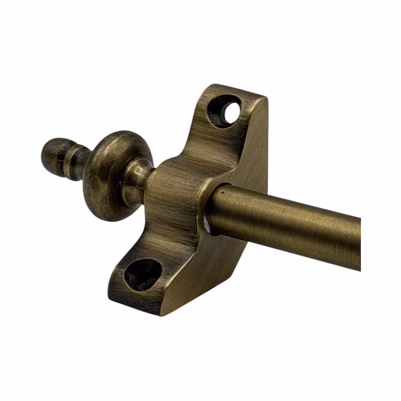 Set of 13 | Urn Finial - Antique Brass | Stair Carpet Rods | Suitable for Upto 70cm – Stair Runner - Image 3