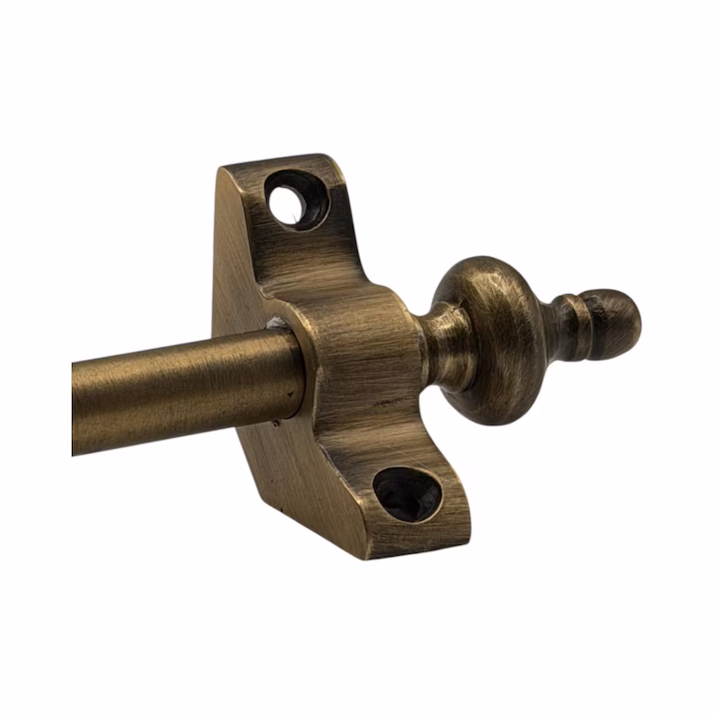 Set of 13 | Urn Finial - Antique Brass | Stair Carpet Rods | Suitable for Upto 70cm – Stair Runner - Image 4